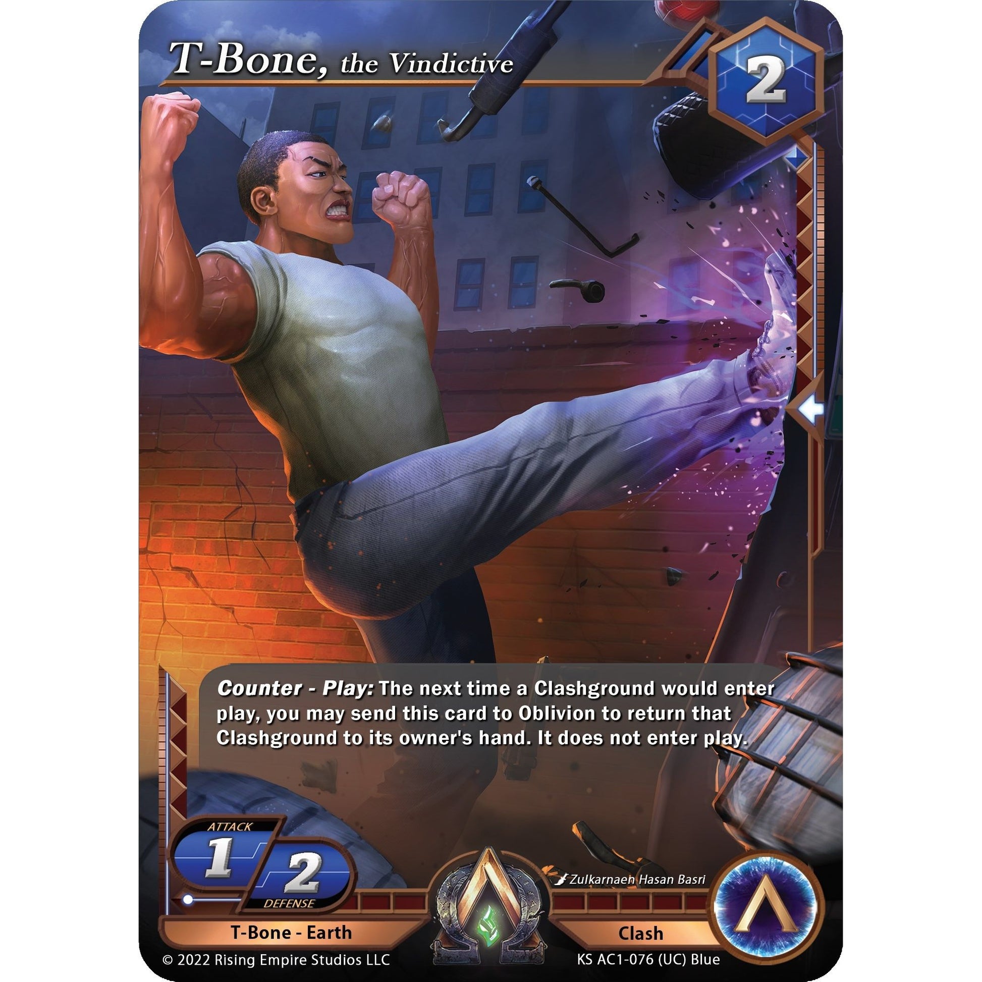 Image for T-Bone, the Vindictive (KS AC1-076) (KS AC1) - Alpha Clash
