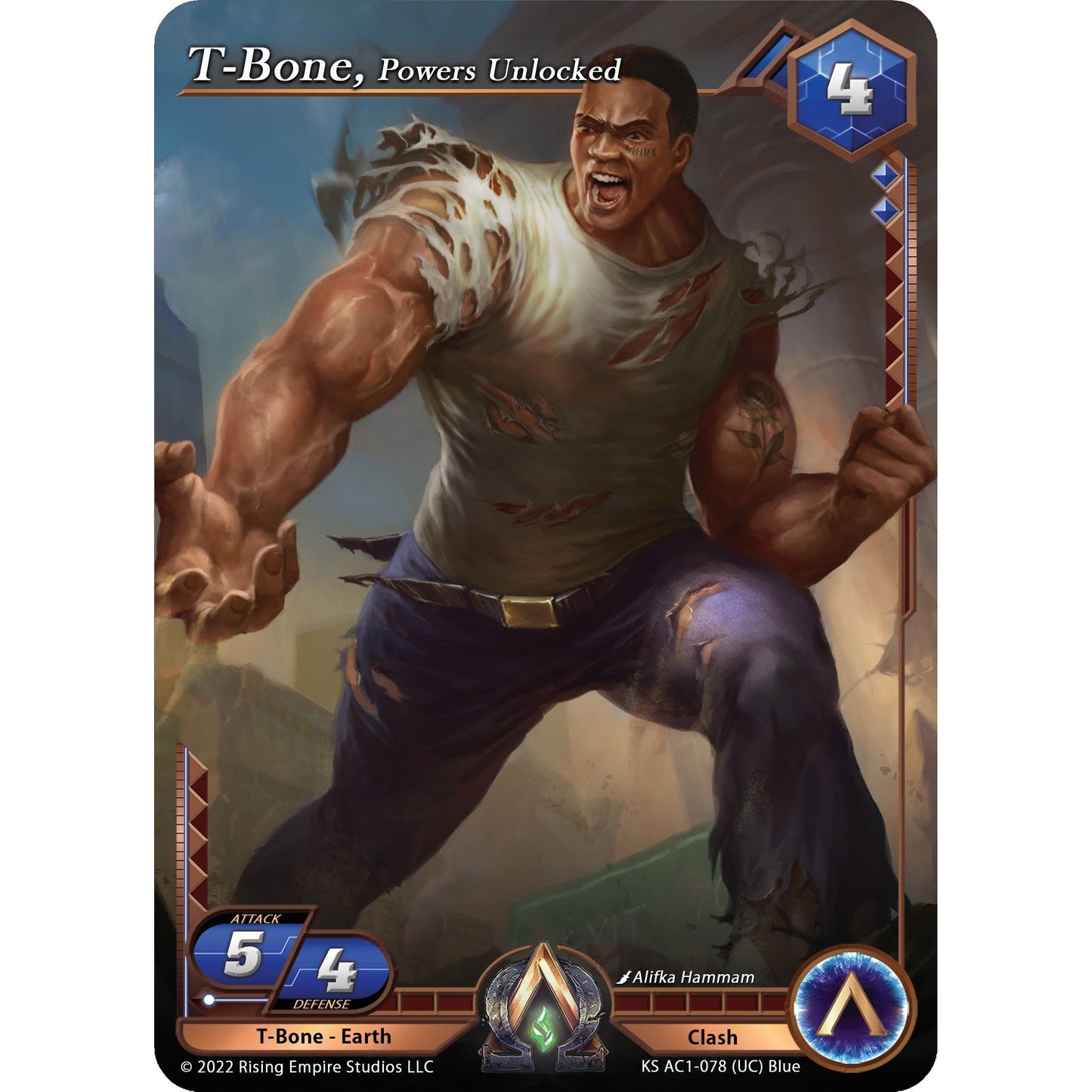 Image for T-Bone, Powers Unlocked (KS AC1-078) (KS AC1) - Alpha Clash