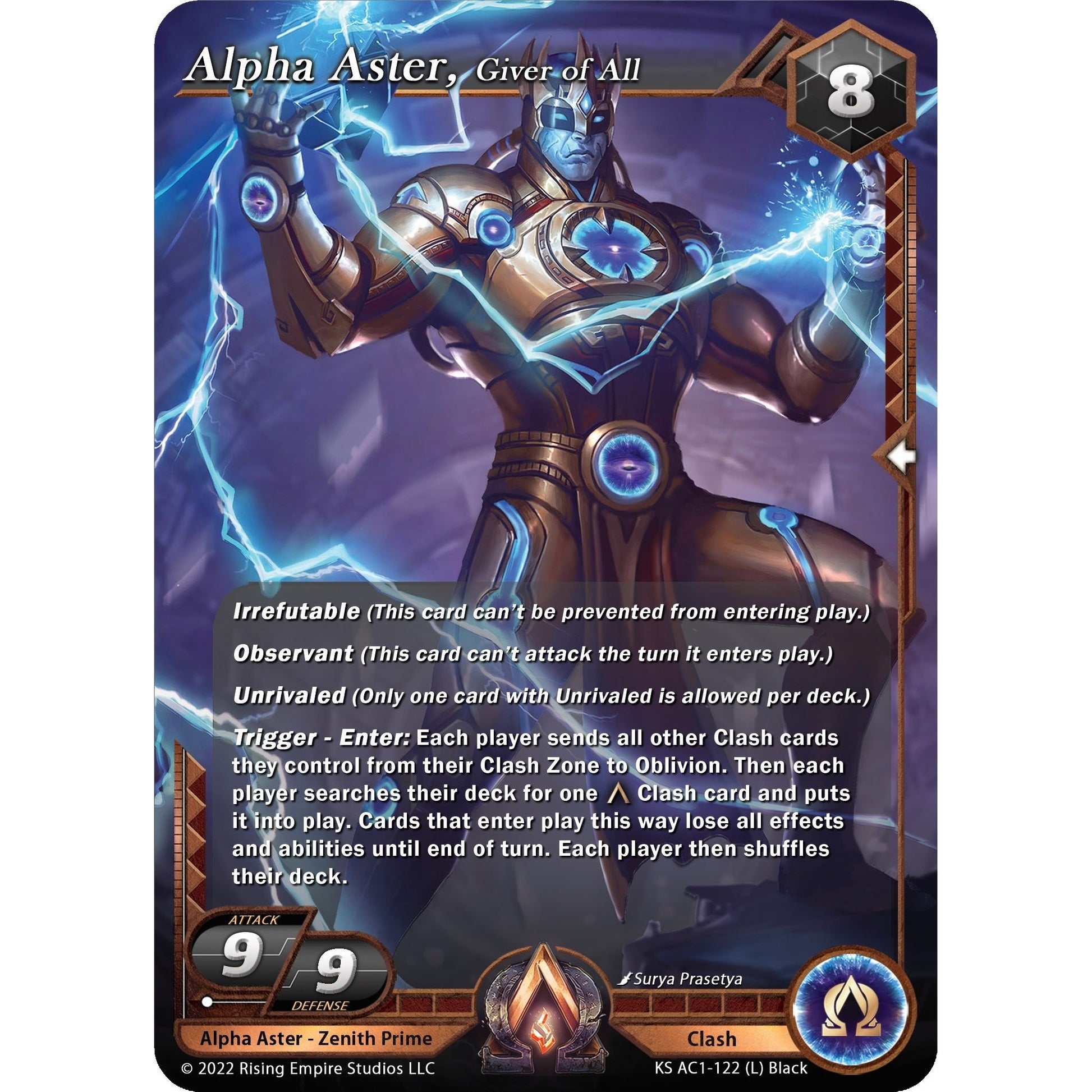 Image for Alpha Aster, Giver of All (KS AC1-122) (KS AC1) - Alpha Clash