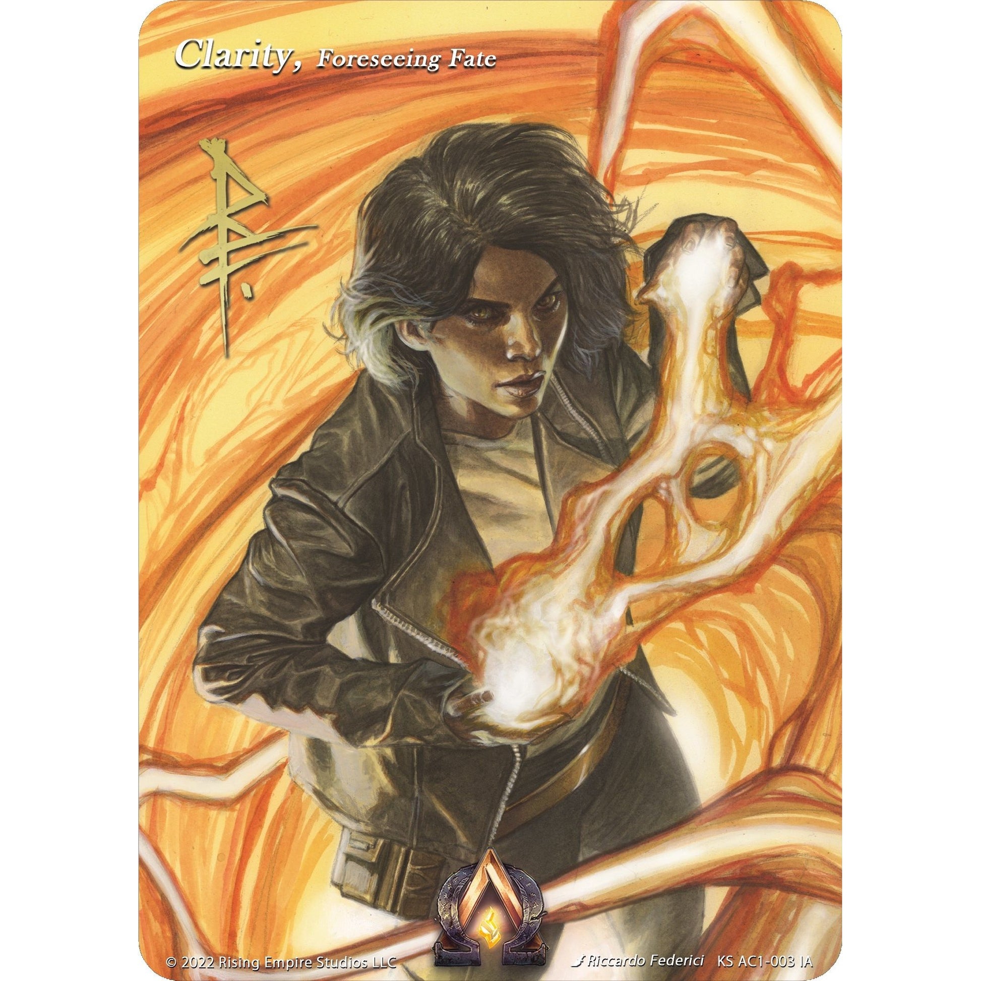 Image for Clarity, Foreseeing Fate (Iconic Art) (KS AC1-003 IA) (KS AC1) - Alpha Clash