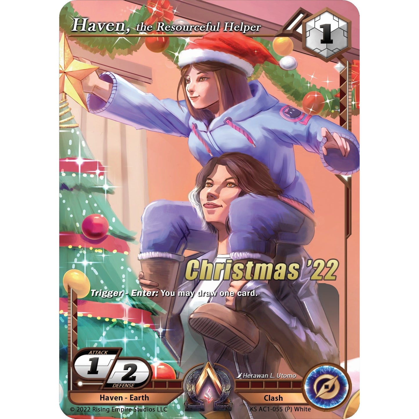 Image for Haven, the Resourceful Helper (Christmas Promo) (KS AC1-055) (KS AC1) - Alpha Clash