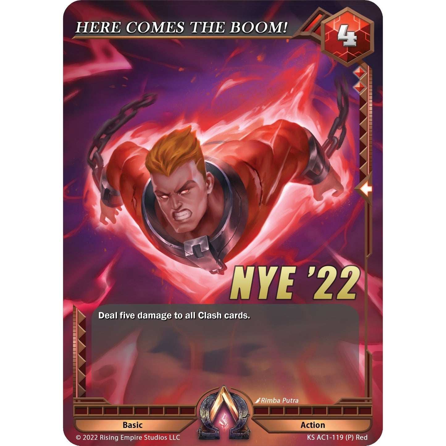 Image for HERE COMES THE BOOM! (NYE Promo) (KS AC1-119) (KS AC1) - Alpha Clash