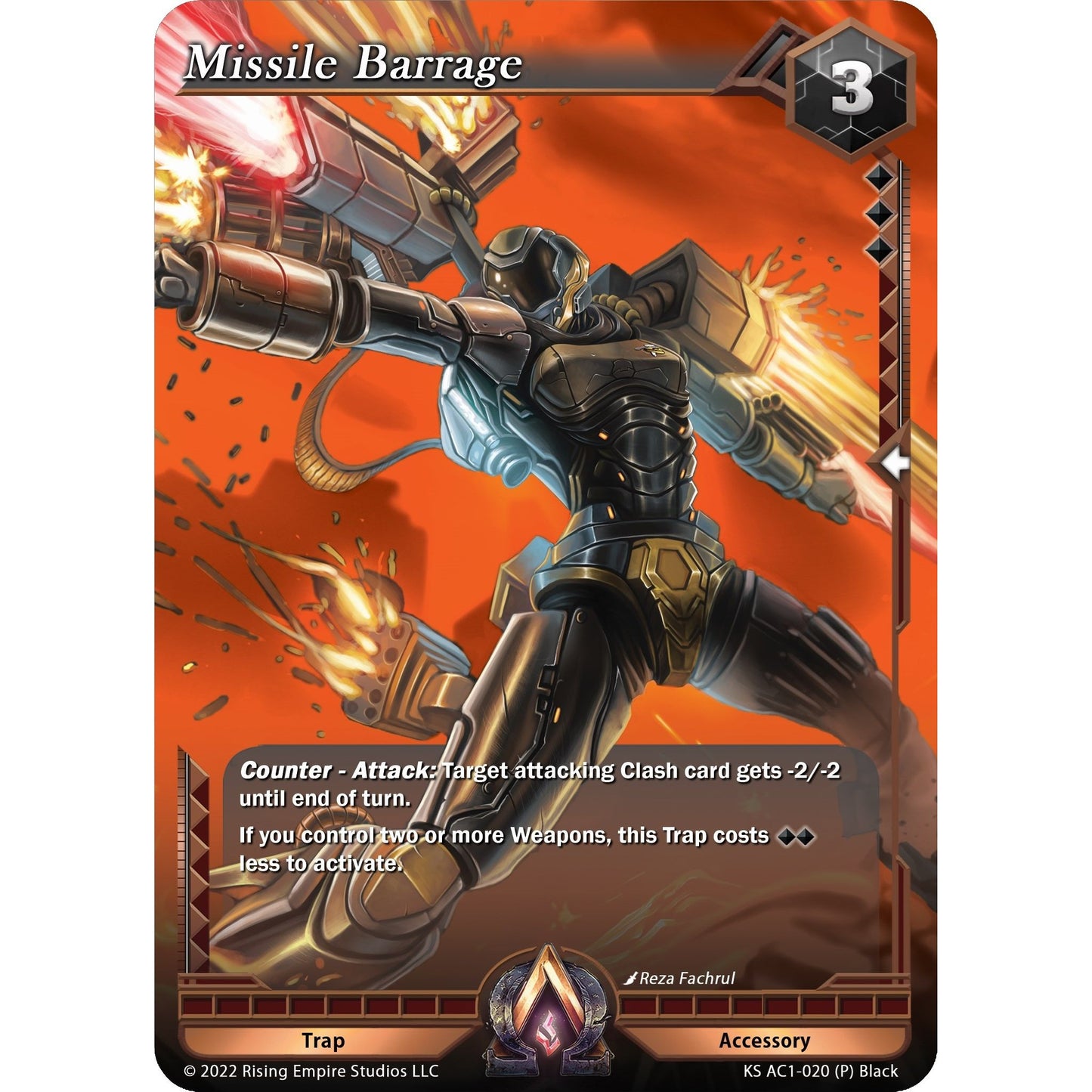 Image for Missile Barrage (Parallel Foil) (KS AC1-020) (KS AC1) - Alpha Clash