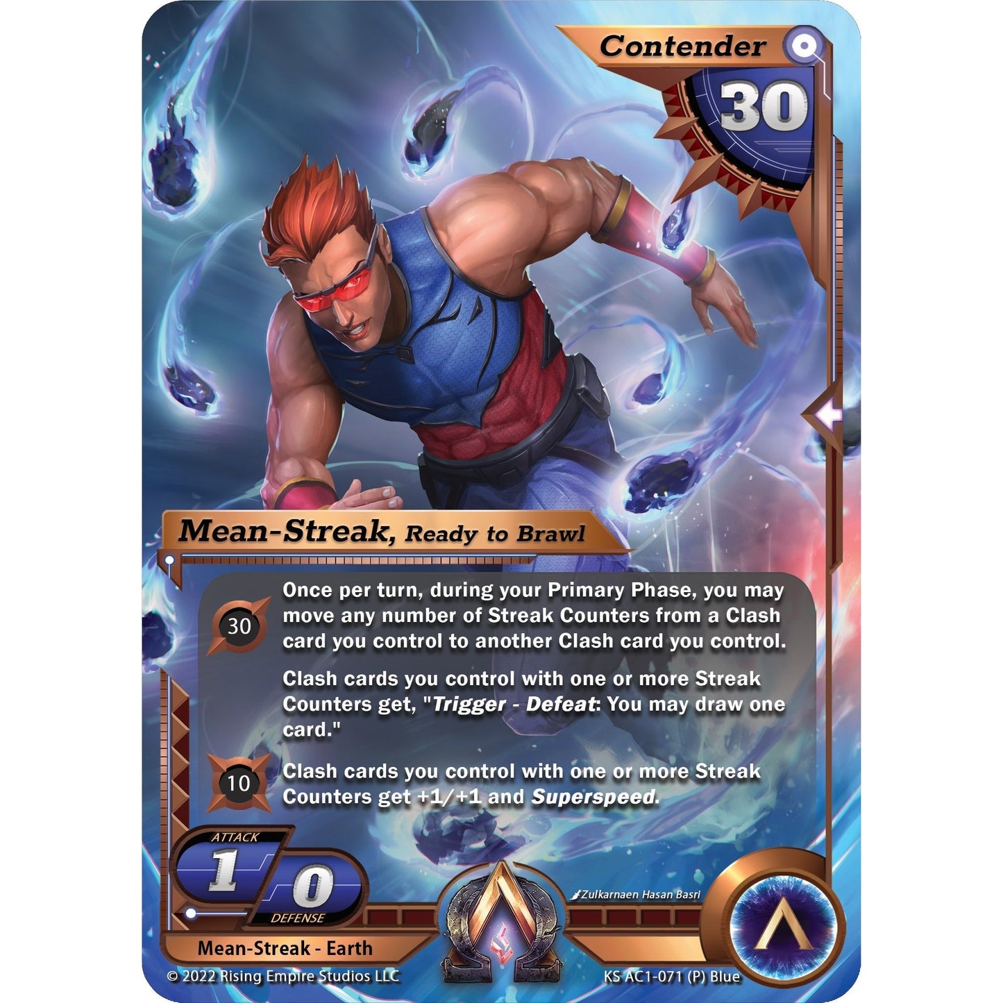 Image for Mean-Streak, Ready to Brawl (Stretch Goal Promo) (KS AC1-071) (KS AC1) - Alpha Clash