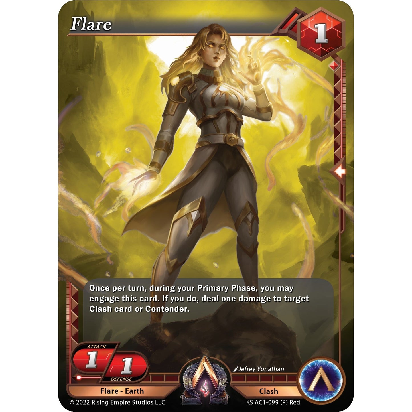 Image for Flare (Stretch Goal Promo) (KS AC1-099) (KS AC1) - Alpha Clash