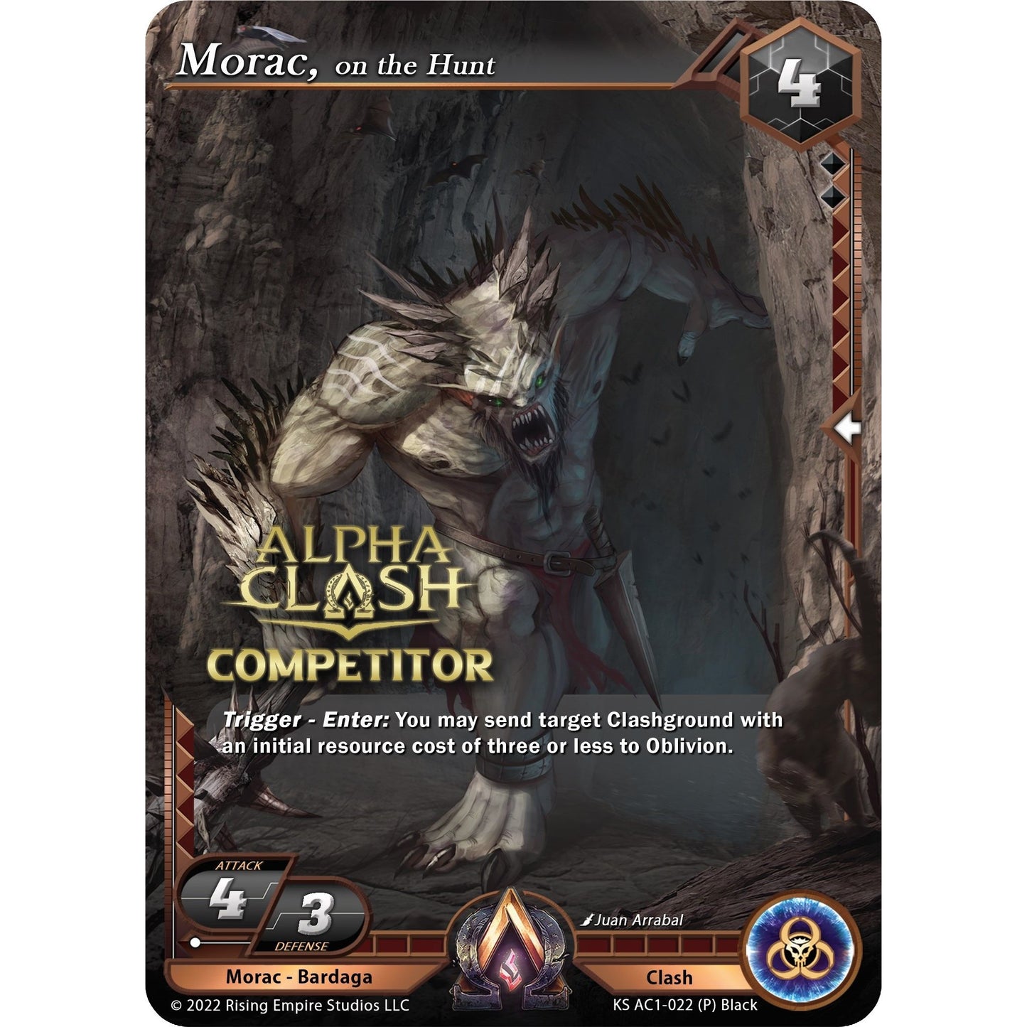 Image for Morac, on the Hunt (Competitor Promo) (KS AC1-022) (KS AC1) - Alpha Clash