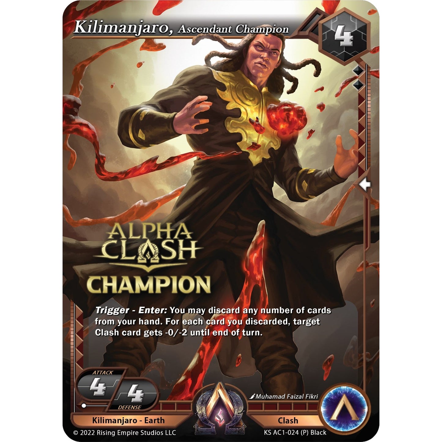 Image for Kilimanjaro, Ascendant Champion (Champion Promo) (KS AC1-024) (KS AC1) - Alpha Clash