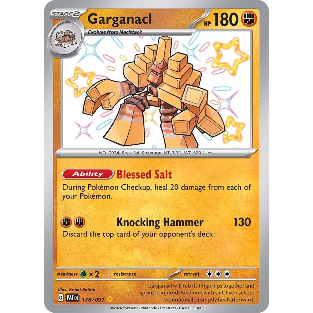 Image for Garganacl (178/091) (PAF) - Pokemon