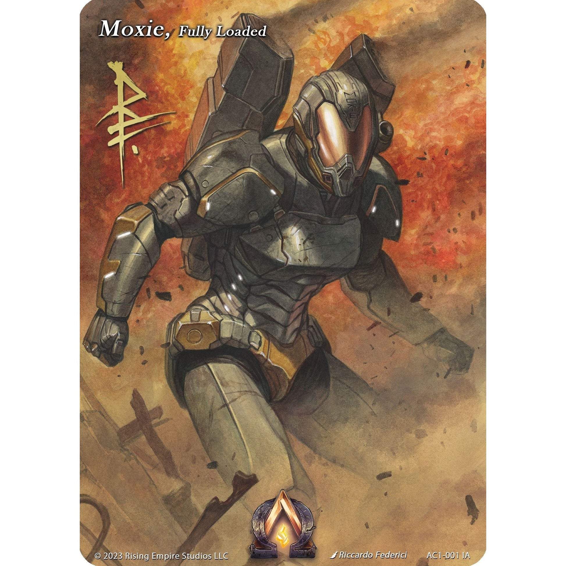 Image for Moxie, Fully Loaded (Iconic Art) (AC1-001 IA) (AC1) - Alpha Clash