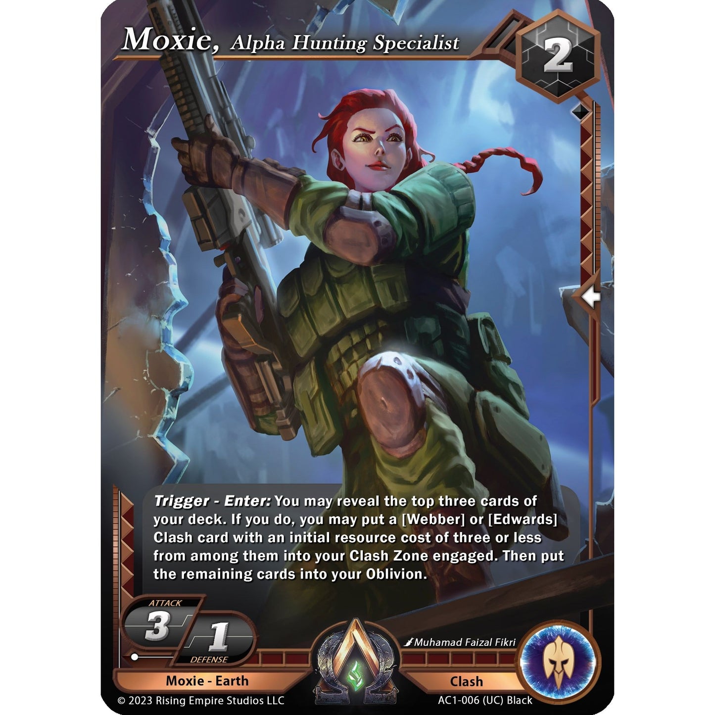 Image for Moxie, Alpha Hunting Specialist (AC1-006) (AC1) - Alpha Clash