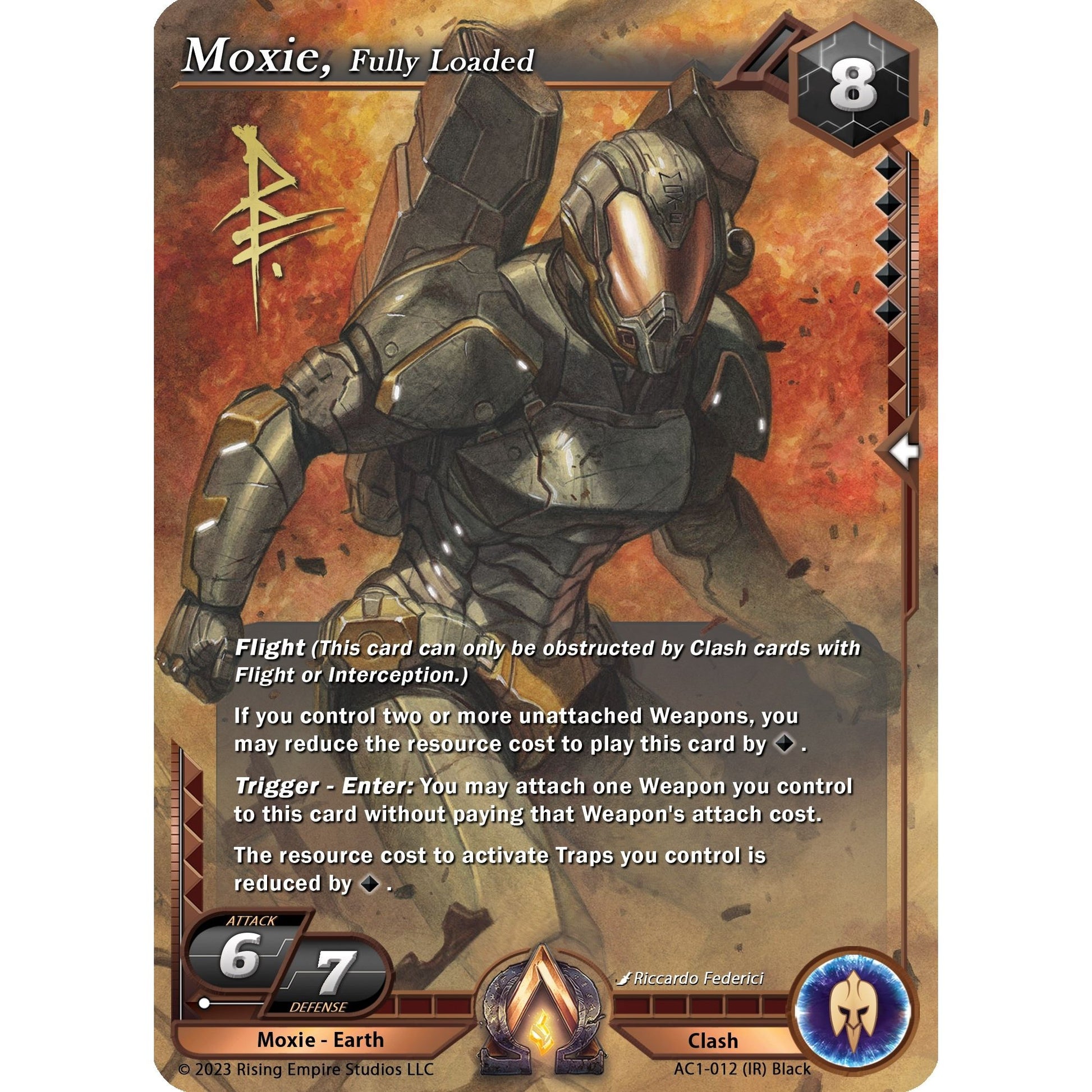 Image for Moxie, Fully Loaded (Iconic Rare) (AC1-012) (AC1) - Alpha Clash