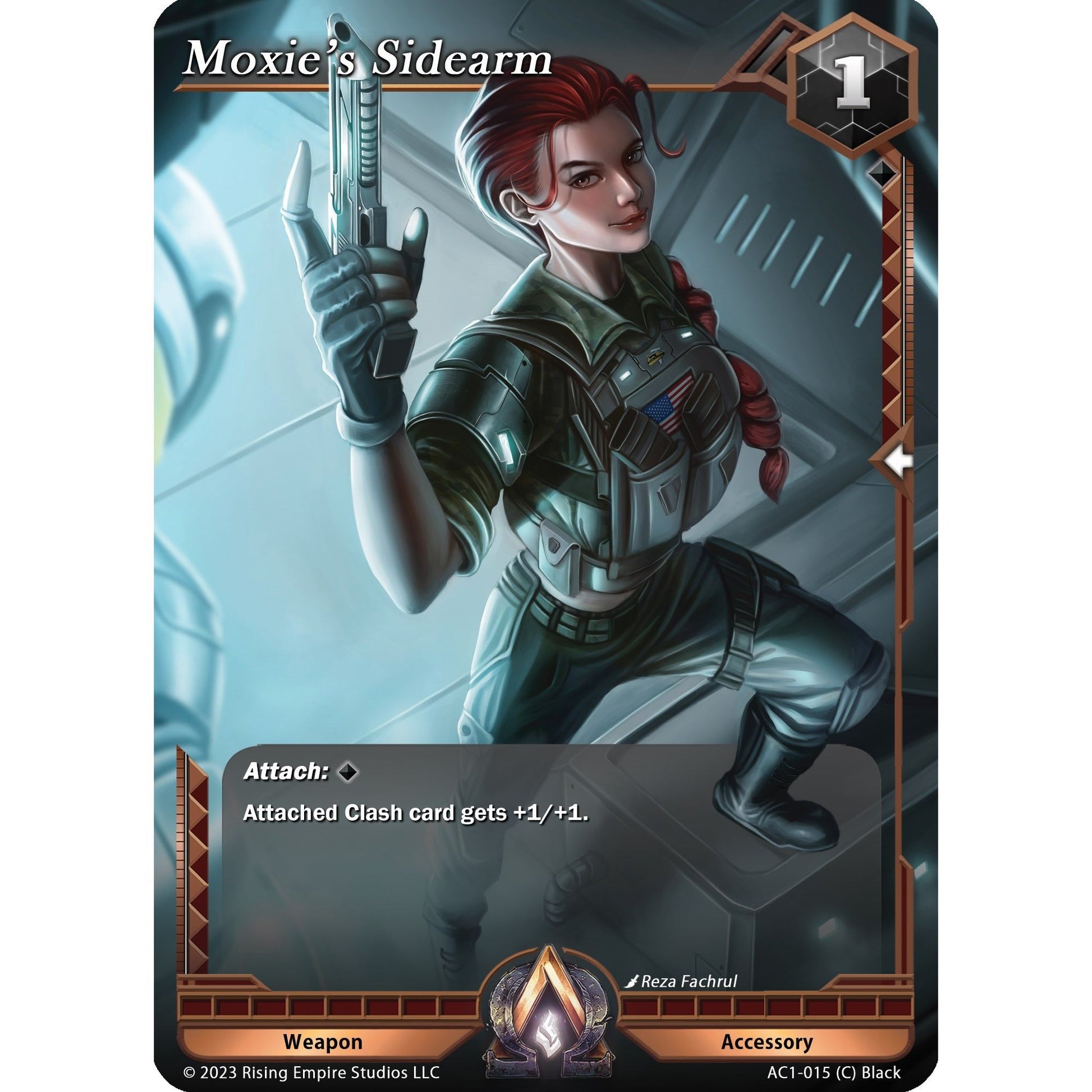 Image for Moxie's Sidearm (AC1-015) (AC1) - Alpha Clash