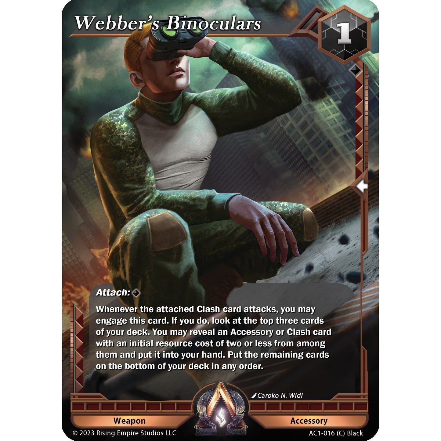 Image for Webber's Binoculars (AC1-016) (AC1) - Alpha Clash