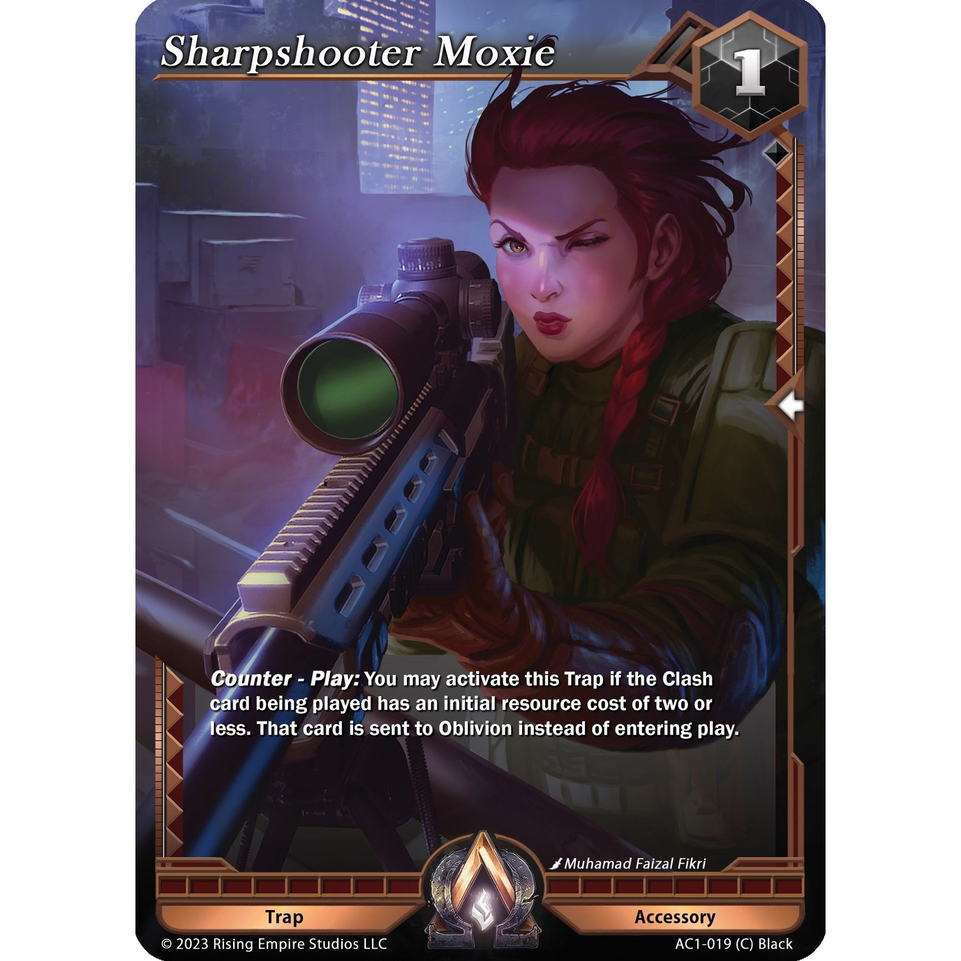 Image for Sharpshooter Moxie (AC1-019) (AC1) - Alpha Clash