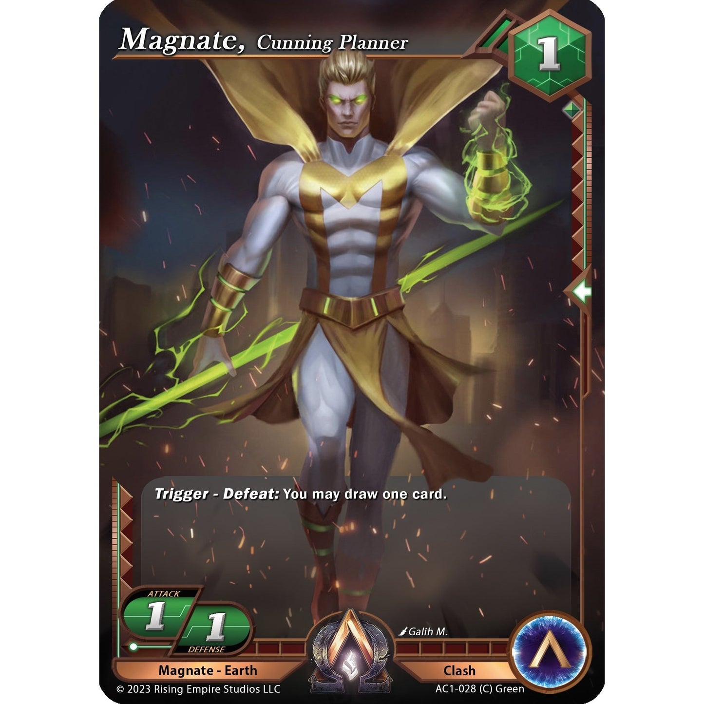 Image for Magnate, Cunning Planner (AC1-028) (AC1) - Alpha Clash