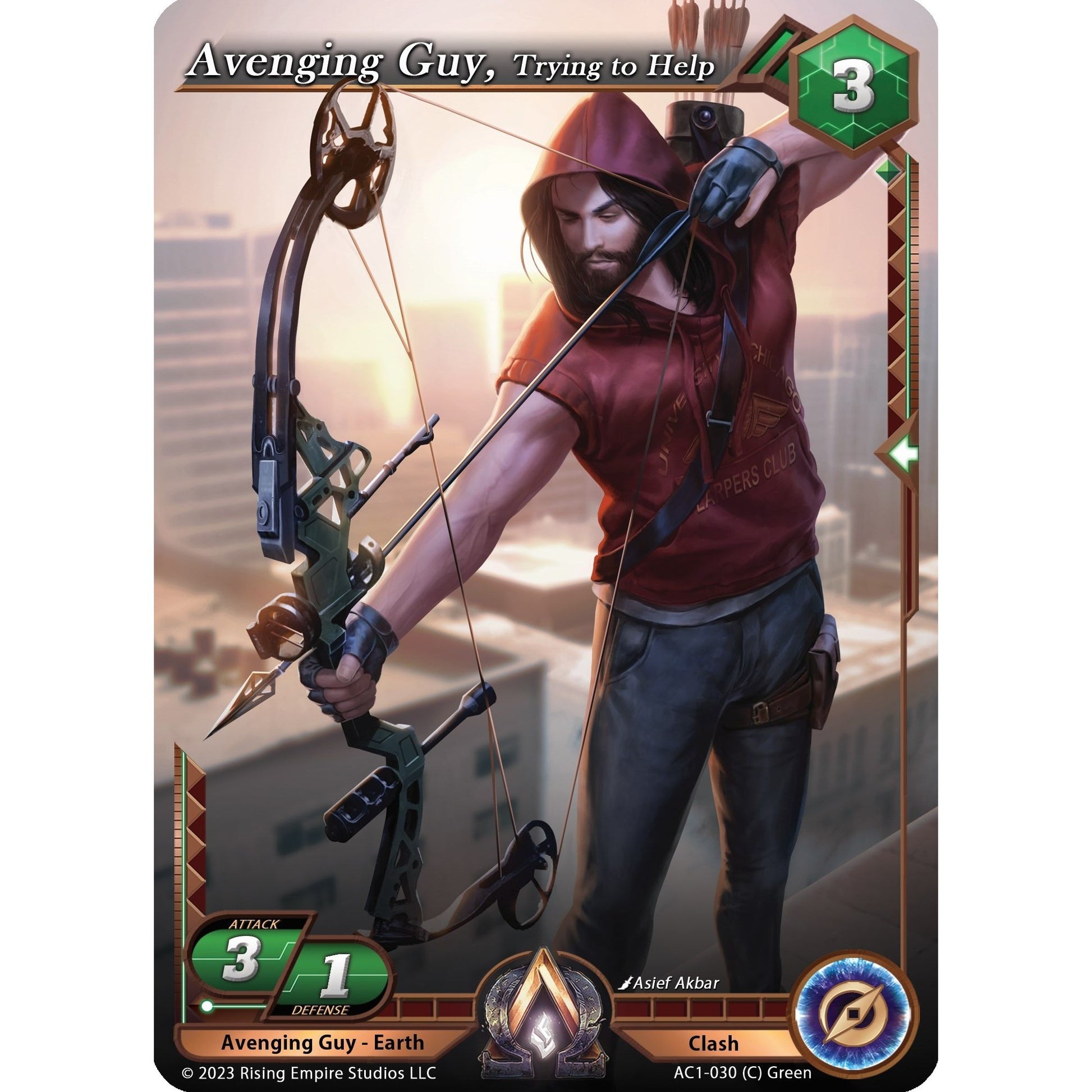 Image for Avenging Guy, Trying to Help (AC1-030) (AC1) - Alpha Clash