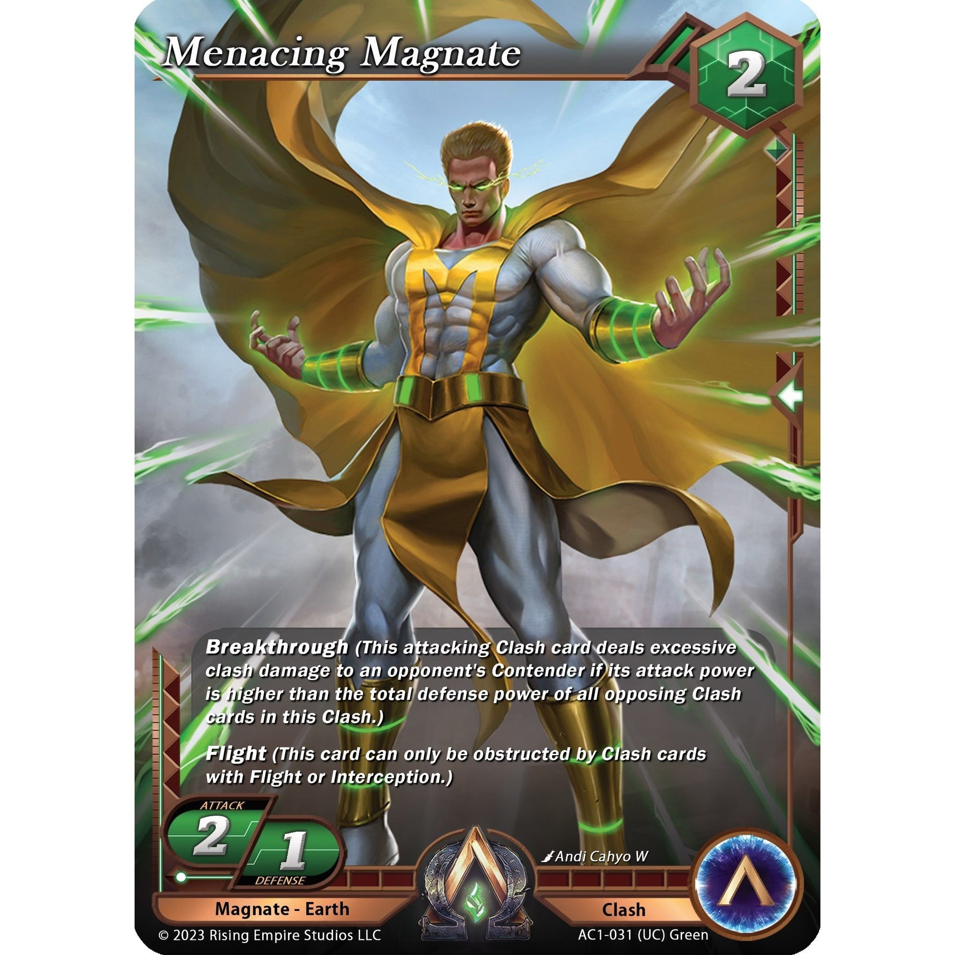 Image for Menacing Magnate (AC1-031) (AC1) - Alpha Clash