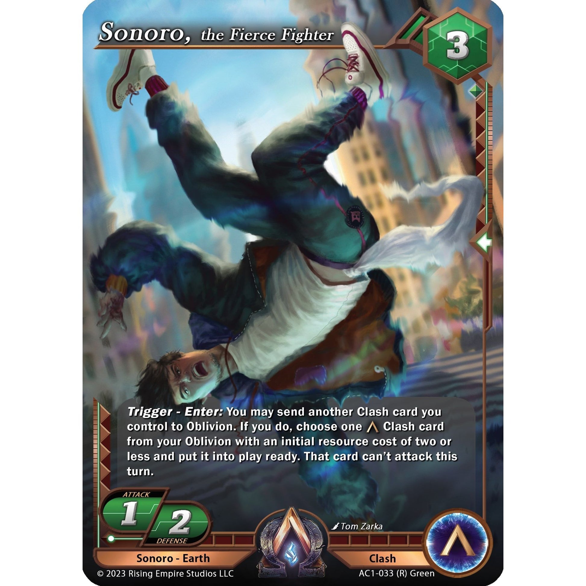 Image for Sonoro, the Fierce Fighter (AC1-033) (AC1) - Alpha Clash