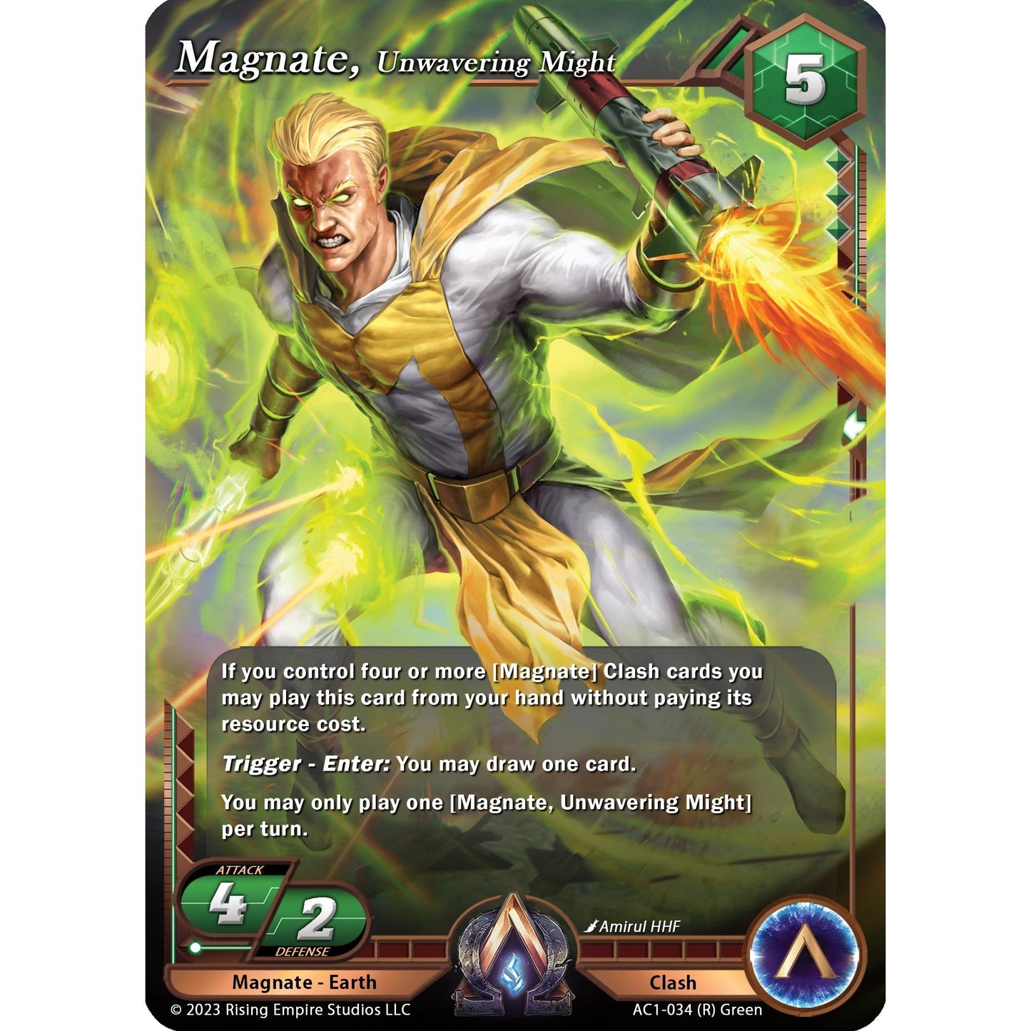Image for Magnate, Unwavering might (AC1-034) (AC1) - Alpha Clash