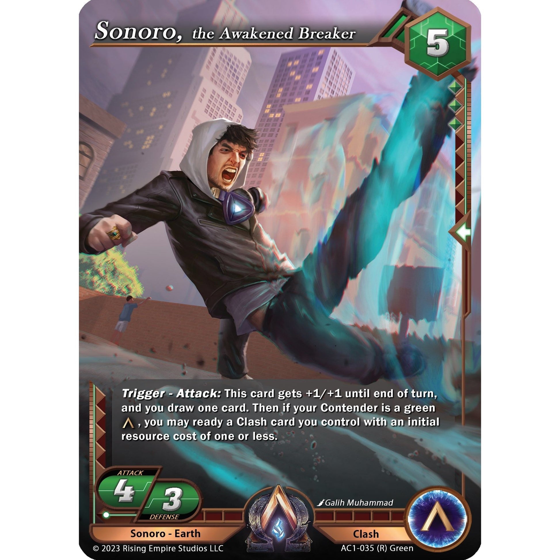 Image for Sonoro, the Awakened Breaker (AC1-035) (AC1) - Alpha Clash
