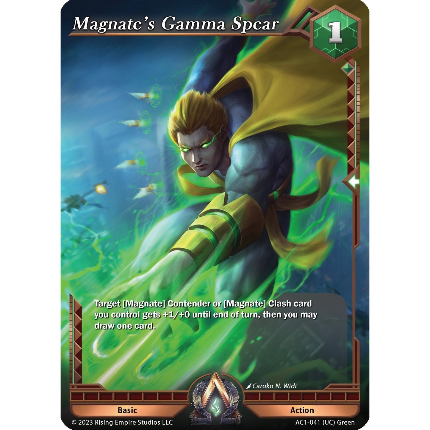 Image for Magnate's Gamma Spear (AC1-041) (AC1) - Alpha Clash