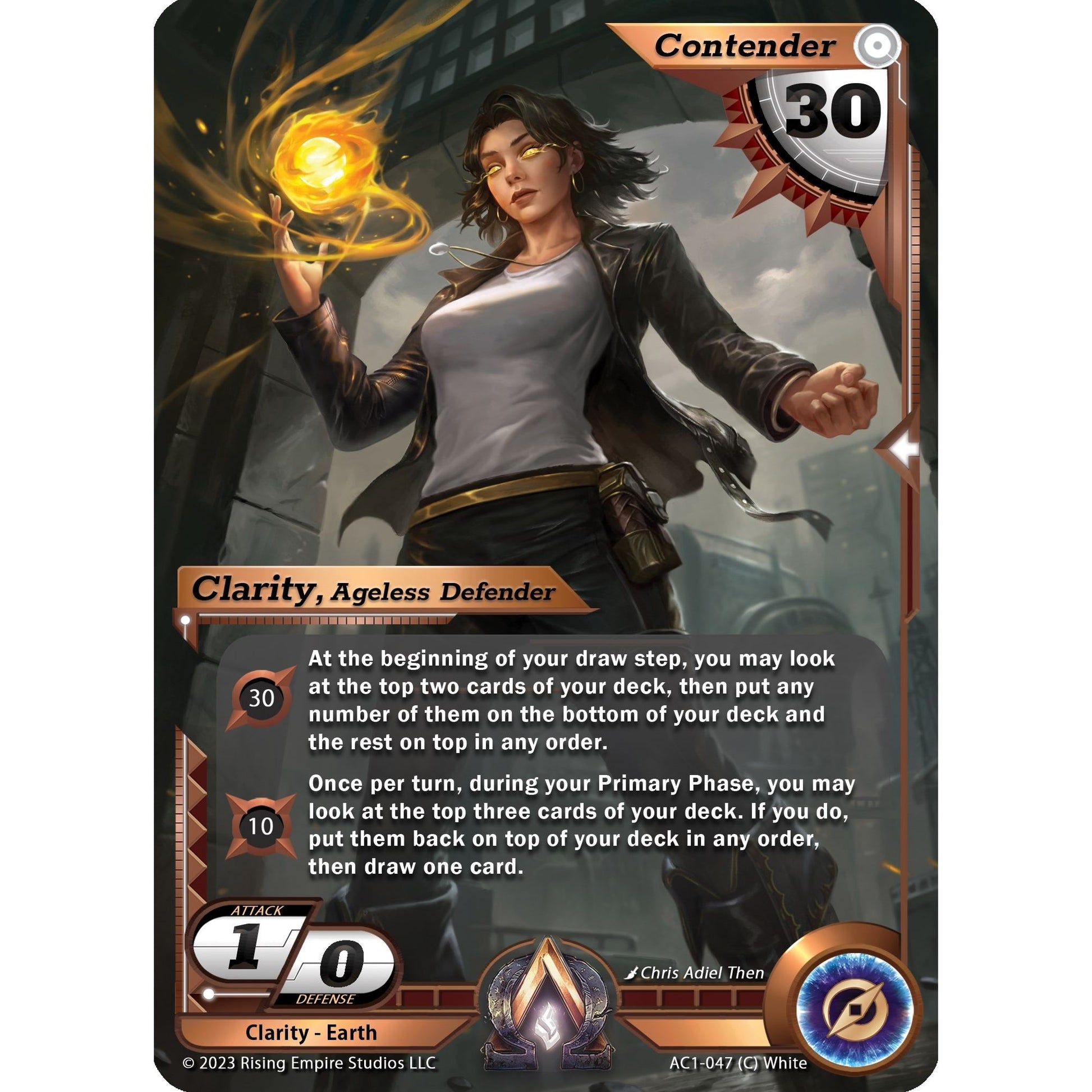 Image for Clarity, Ageless Defender (AC1-047) (AC1) - Alpha Clash