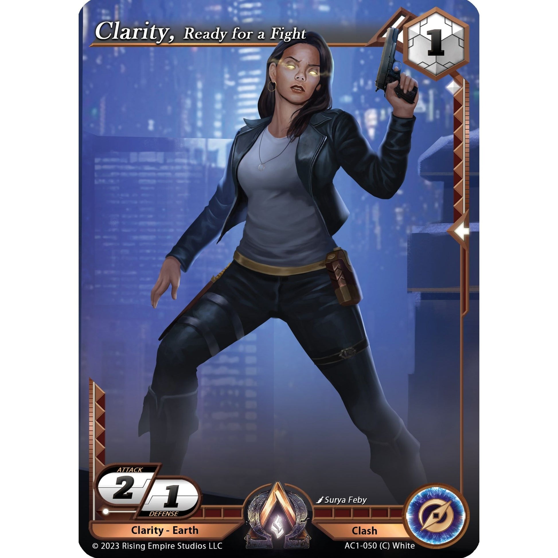 Image for Clarity, Ready for a Fight (AC1-050) (AC1) - Alpha Clash