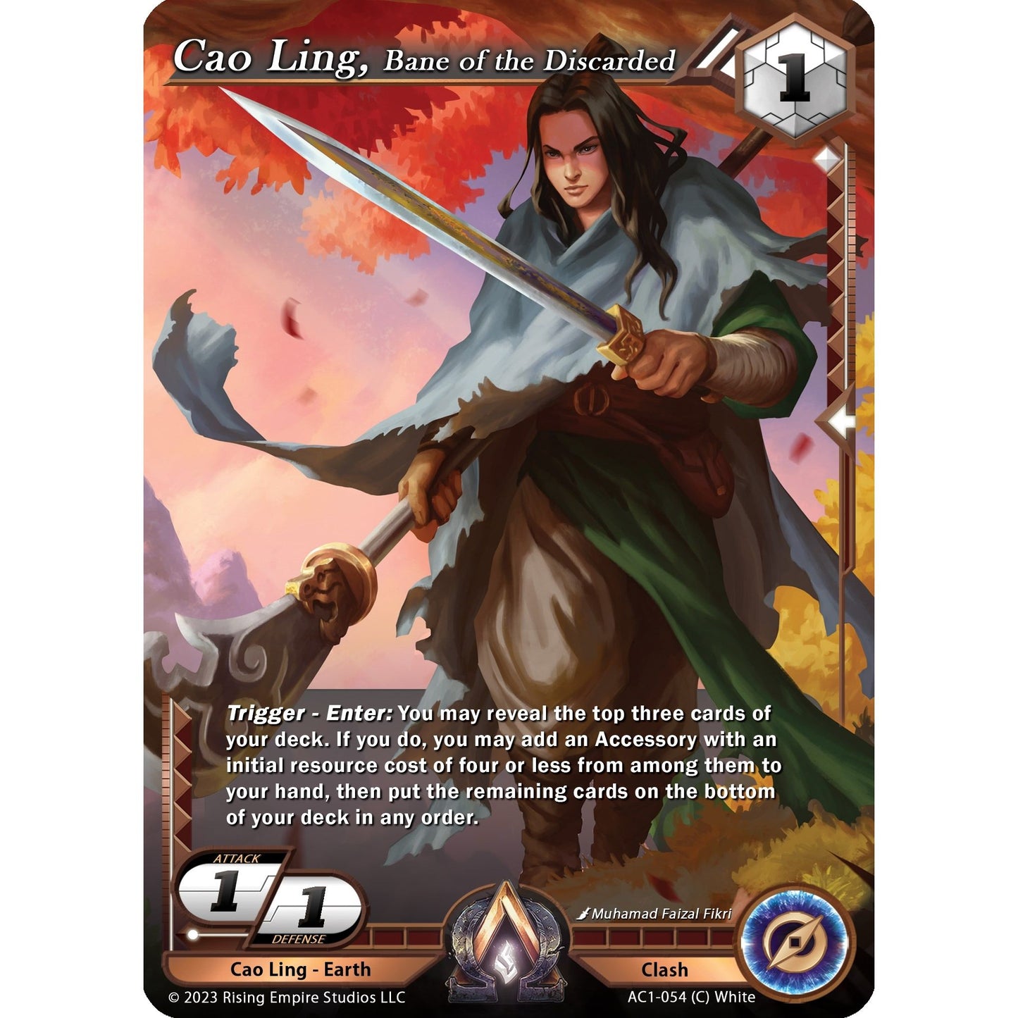 Image for Cao Ling, Bane of the Discarded (AC1-054) (AC1) - Alpha Clash