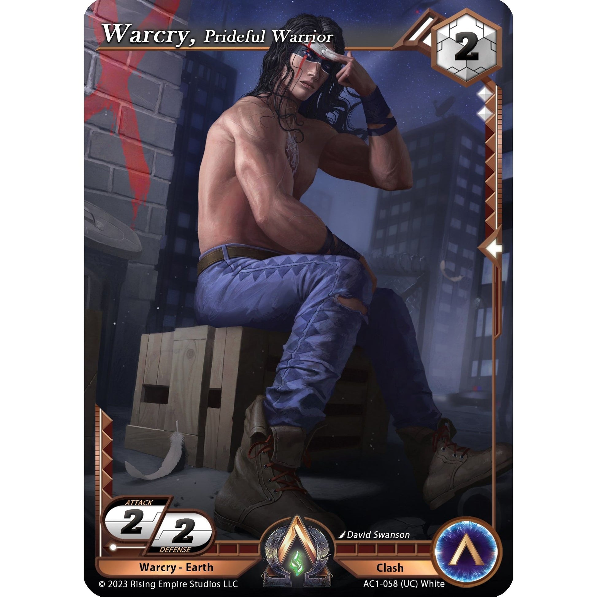 Image for Warcry, Prideful Warrior (AC1-058) (AC1) - Alpha Clash