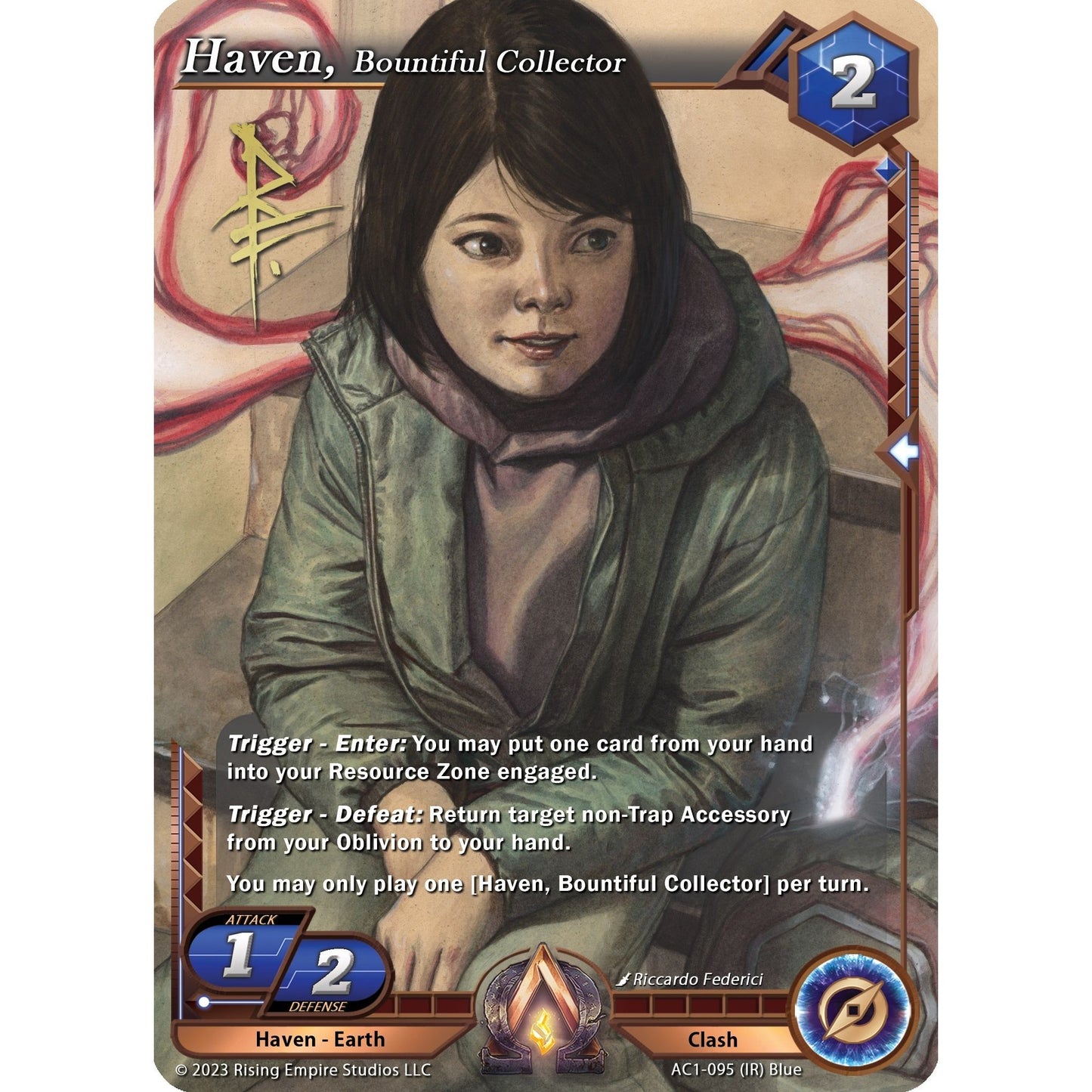 Image for Haven, Bountiful Collector (Iconic Rare) (AC1-095) (AC1) - Alpha Clash