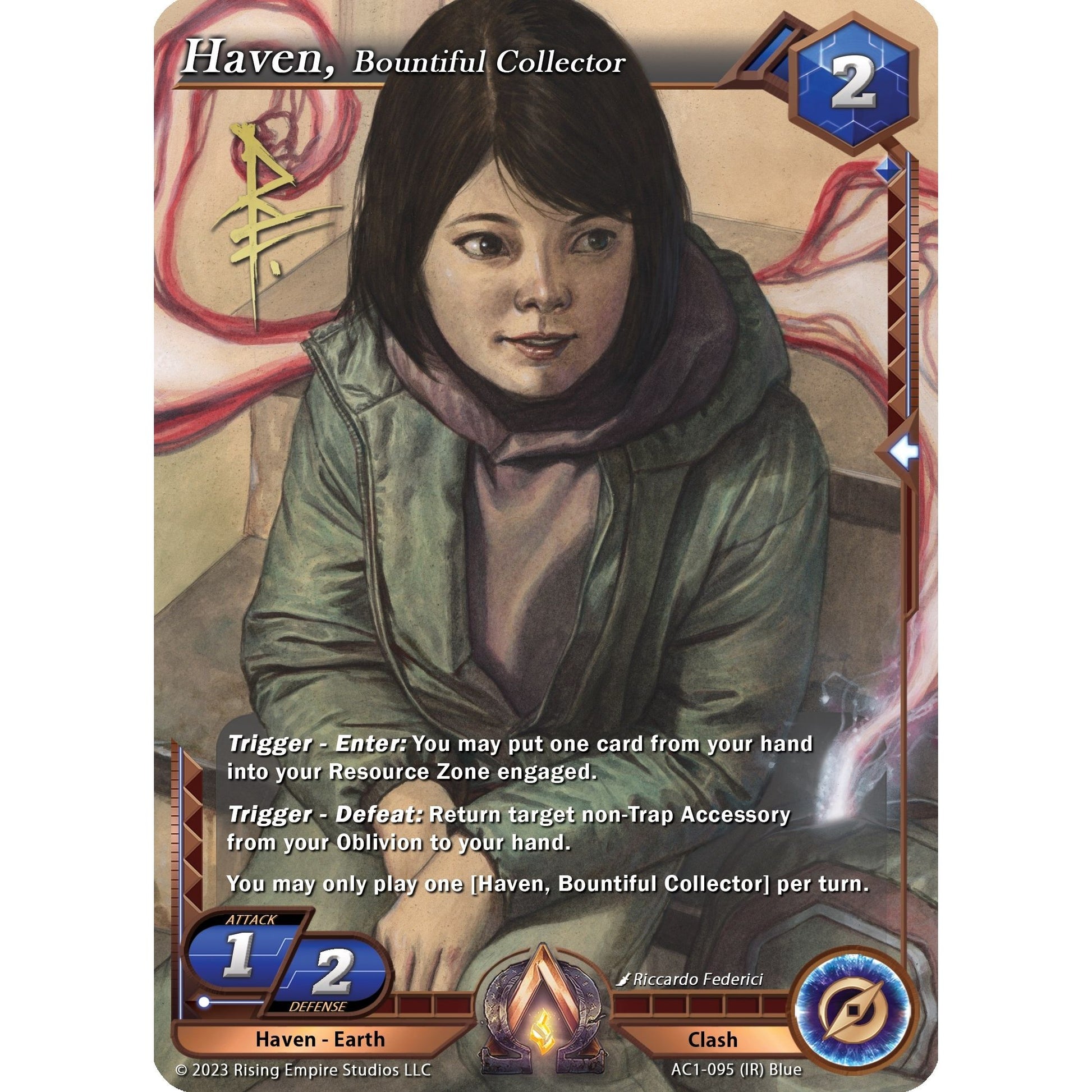 Image for Haven, Bountiful Collector (Iconic Rare) (AC1-095) (AC1) - Alpha Clash
