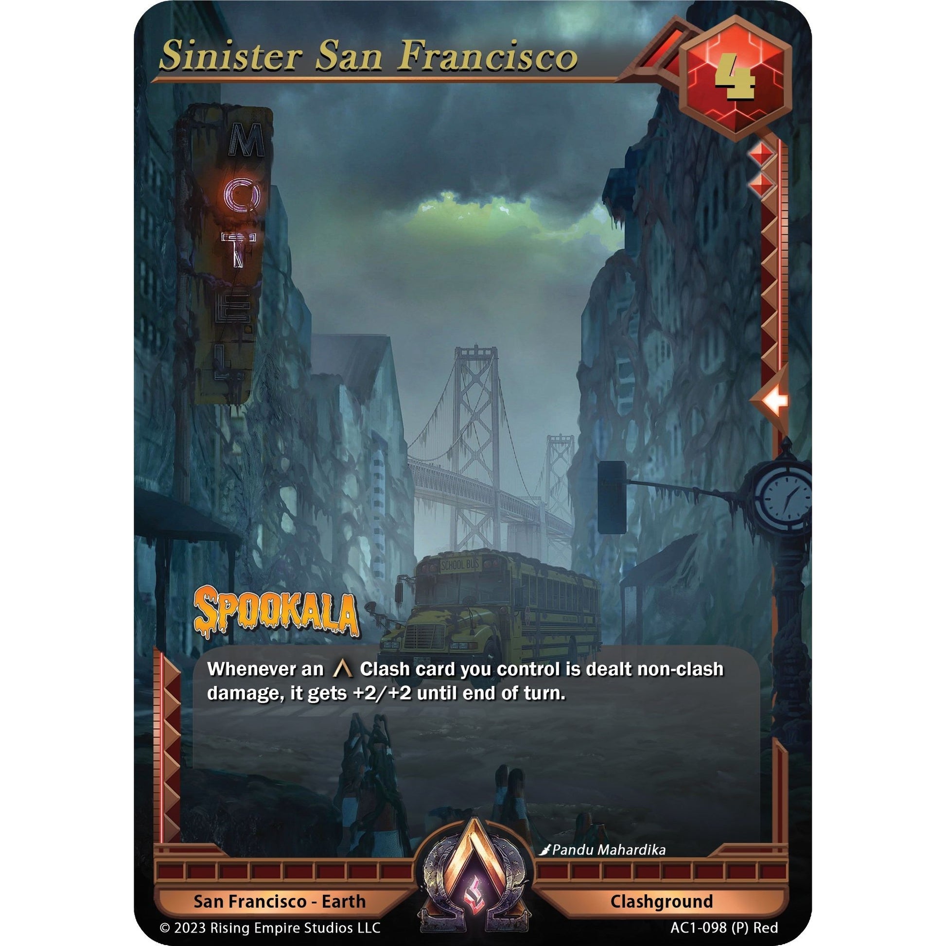 Image for Sinister San Francisco (Spookala Promo) (AC1-098) (AC1) - Alpha Clash