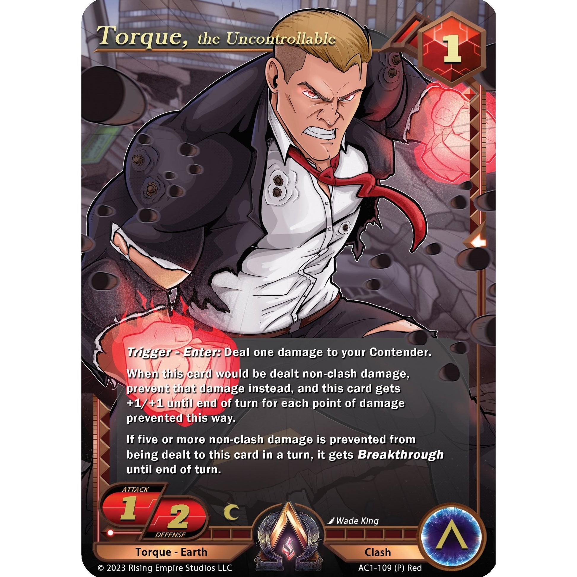 Image for Torque, the Uncontrollable (Team Covenant Promo) (AC1-109) (AC1) - Alpha Clash