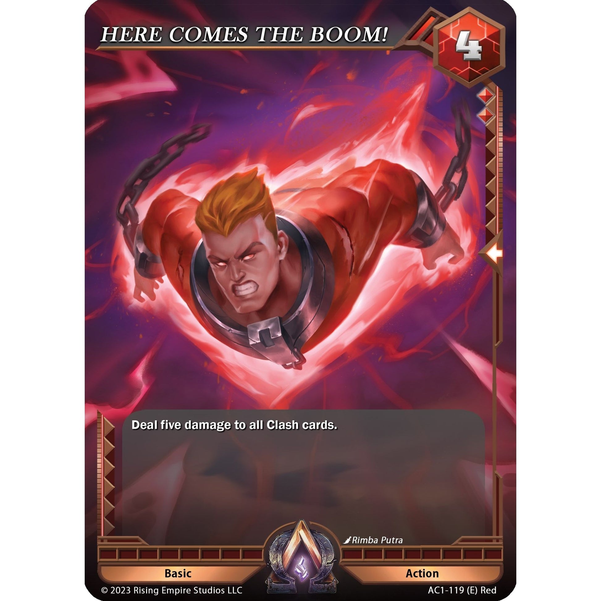 Image for HERE COMES THE BOOM! (AC1-119) (AC1) - Alpha Clash