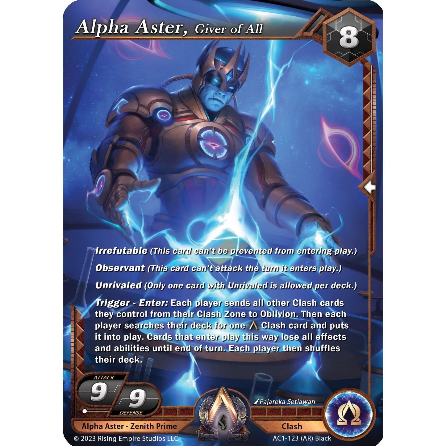 Image for Alpha Aster, Giver of All (Alpha Rare) (AC1-123) (AC1) - Alpha Clash