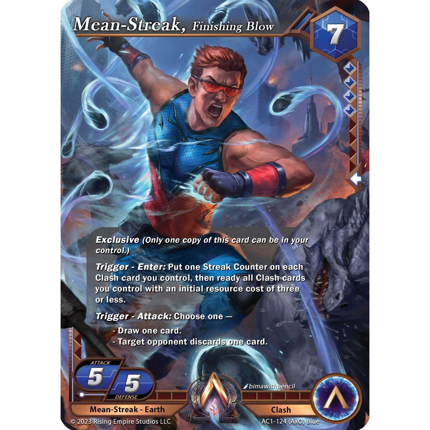 Image for Mean-Streak, Finishing Blow (AC1-124) (AC1) - Alpha Clash