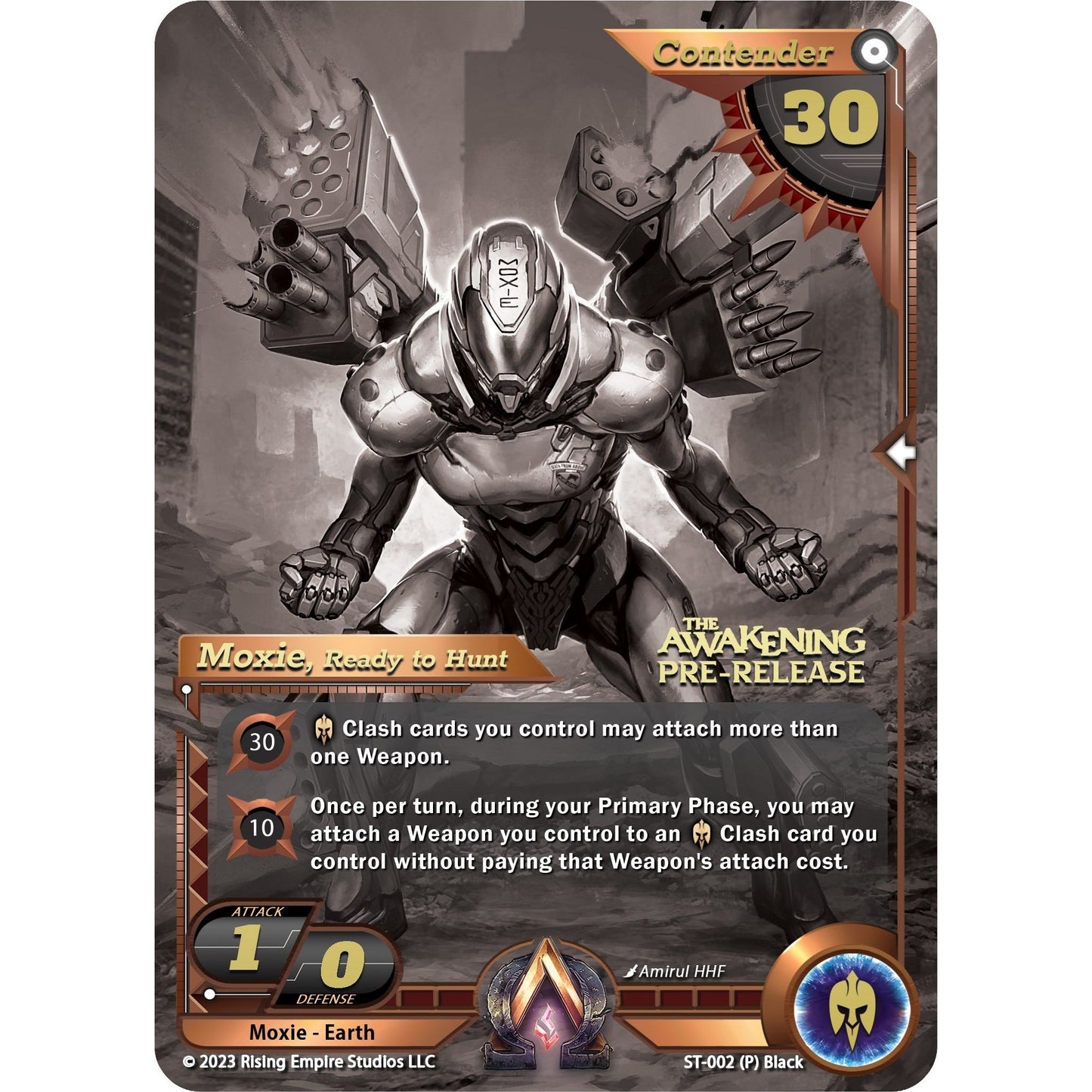Image for Moxie, Ready to Hunt (Pre-Release) (ST-002) (AC1) - Alpha Clash
