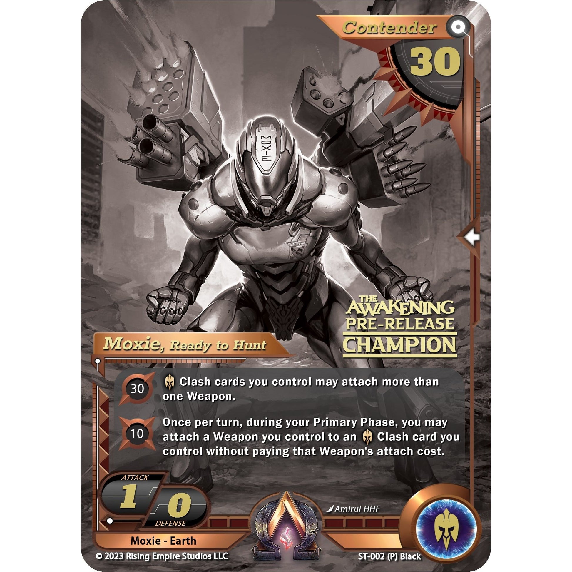 Image for Moxie, Ready to Hunt (Pre-Release Champion) (ST-002) (AC1) - Alpha Clash