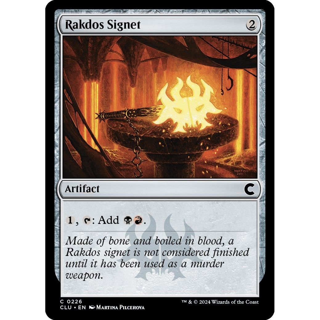 Image for Rakdos Signet (226) (CLU) - Magic: The Gathering