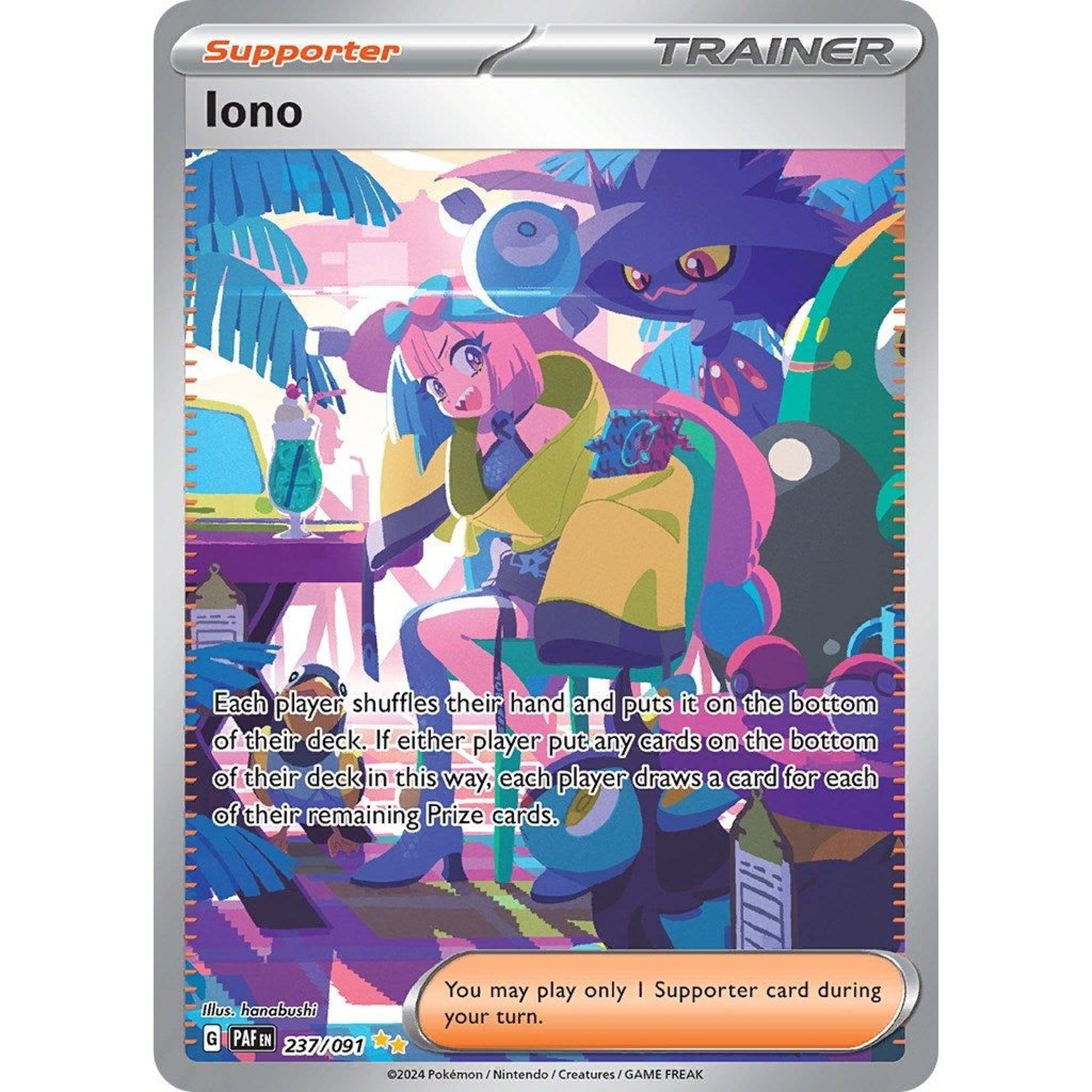 Image for Iono (237/091) (PAF) - Pokemon