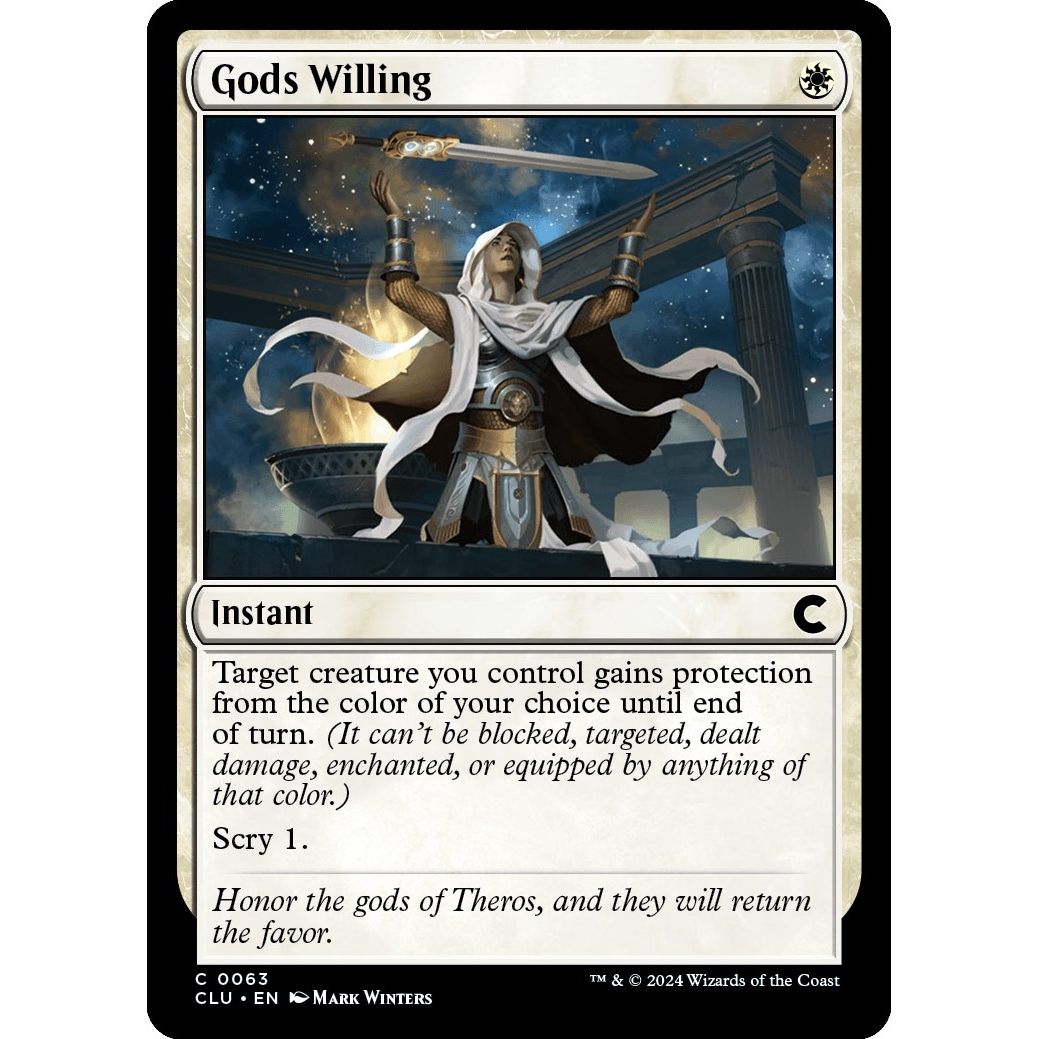 Image for Gods Willing (63) (CLU) - Magic: The Gathering