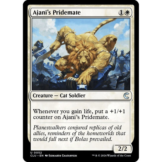 Image for Ajani's Pridemate (52) (CLU) - Magic: The Gathering