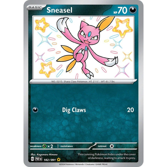 Image for Sneasel (182/091) (PAF) - Pokemon