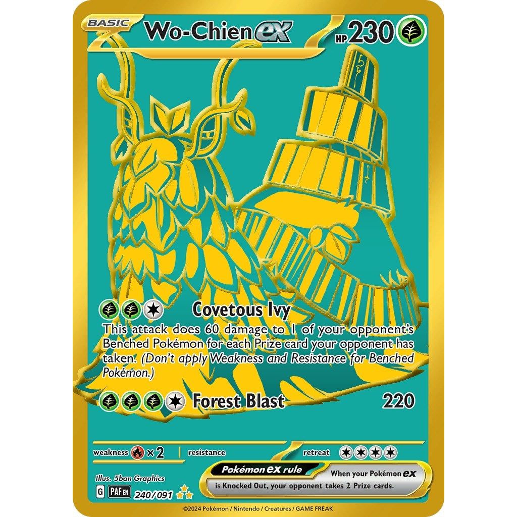Image for Wo-Chien ex (240/091) (PAF) - Pokemon