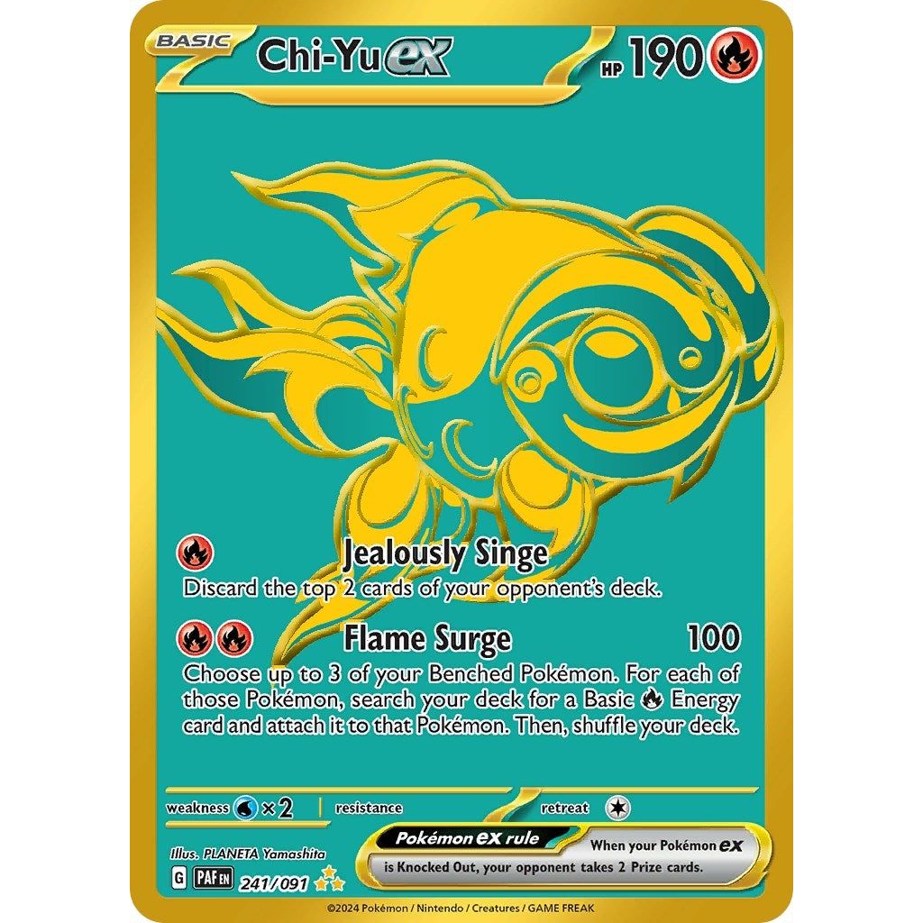 Image for Chi-Yu ex (241/091) (PAF) - Pokemon