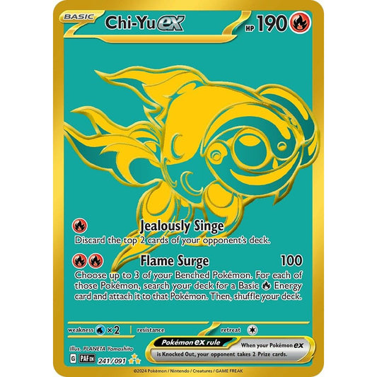 Image for Chi-Yu ex (241/091) (PAF) - Pokemon