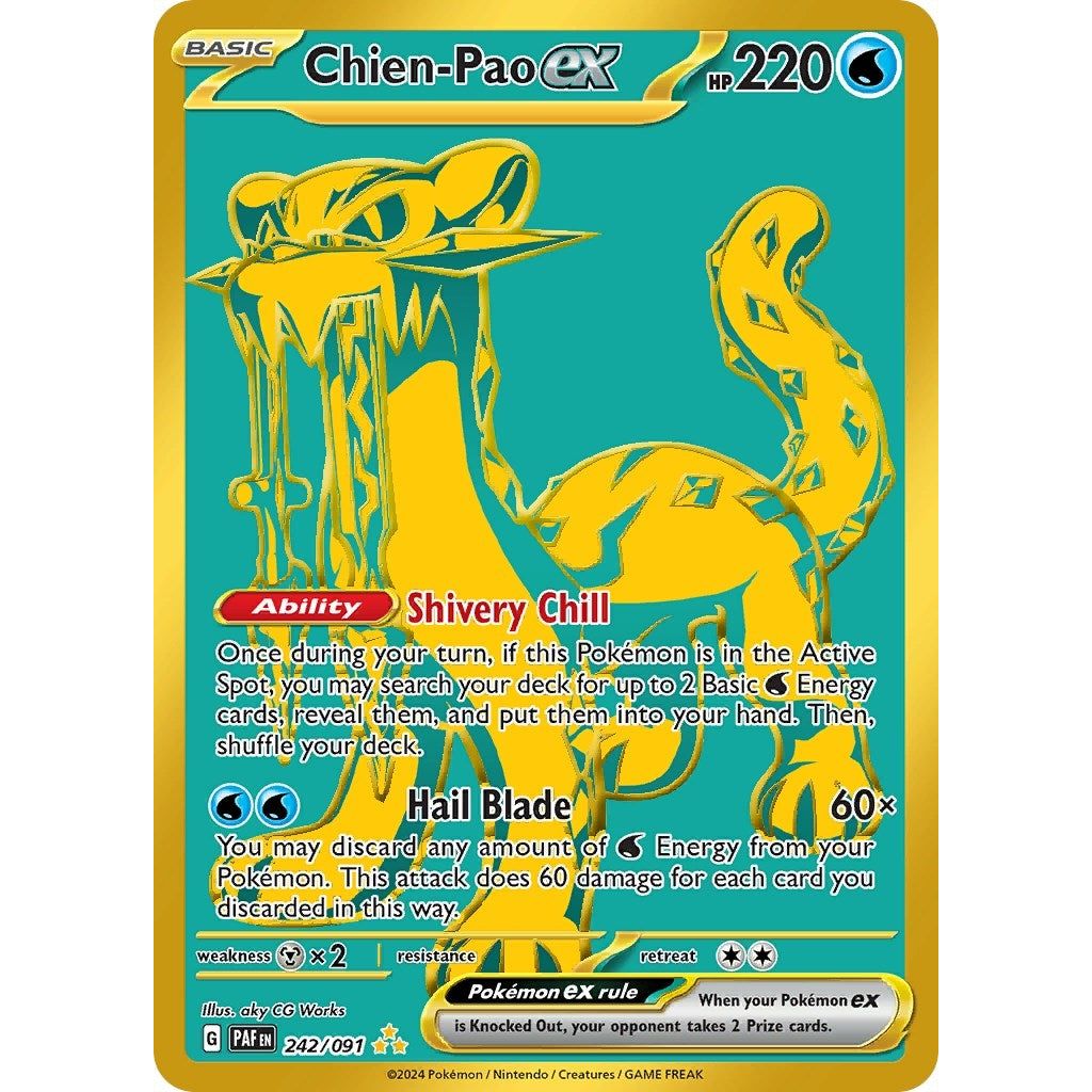 Image for Chien-Pao ex (242/091) (PAF) - Pokemon