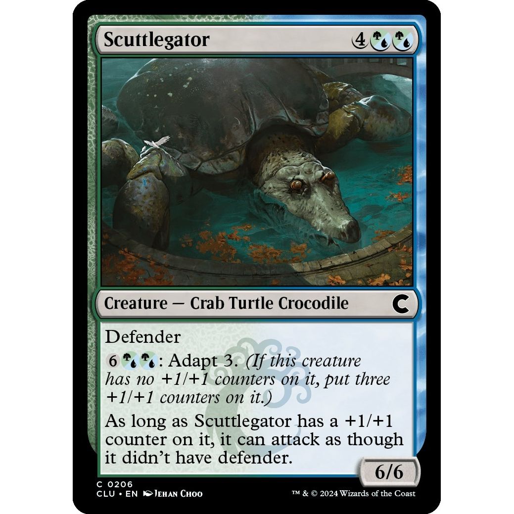 Image for Scuttlegator (206) (CLU) - Magic: The Gathering