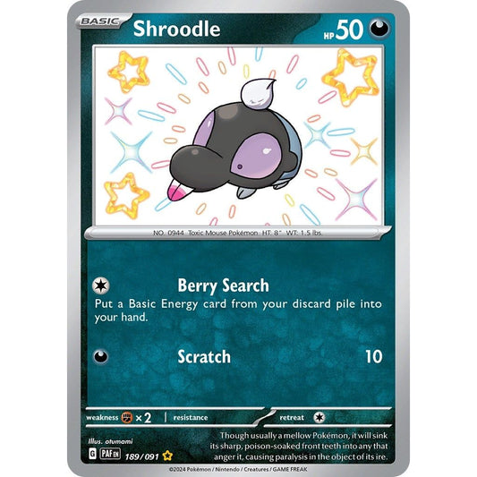 Image for Shroodle (189/091) (PAF) - Pokemon