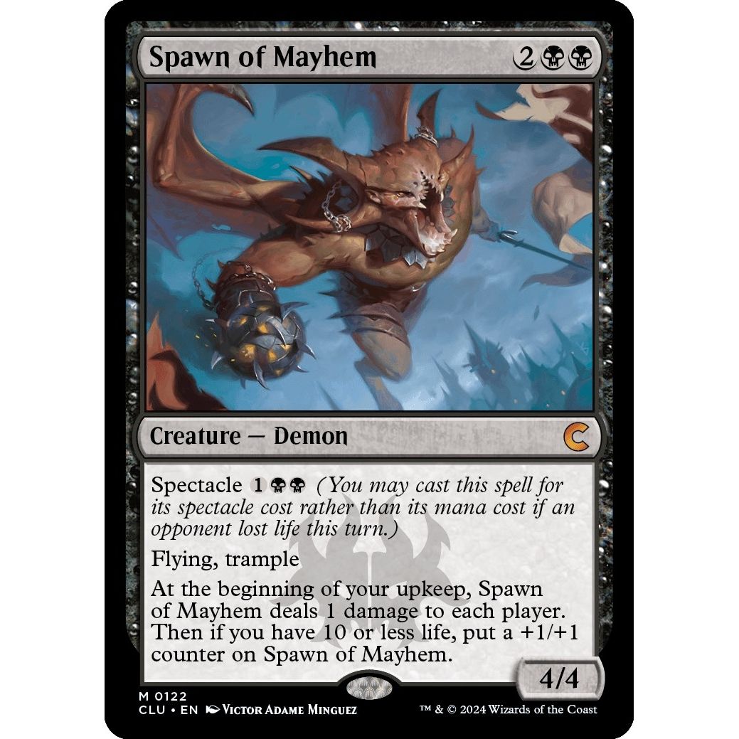 Image for Spawn of Mayhem (122) (CLU) - Magic: The Gathering